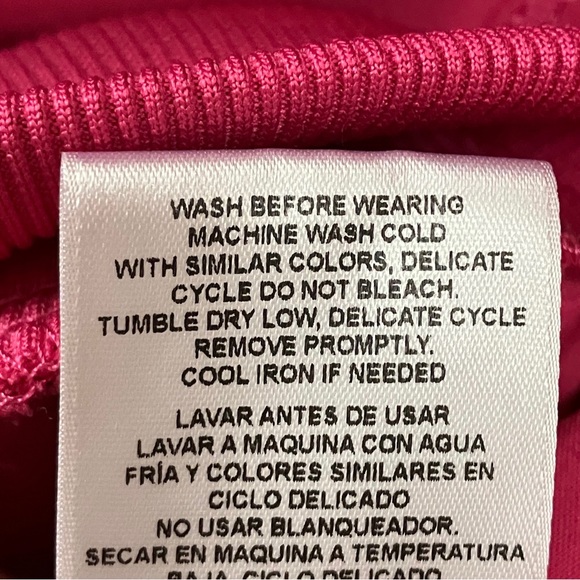 Cherokee Infinity Scrub Jacket Women’s SZ Large Scrubs Pink Full Zip Nurse RN - Picture 13 of 13